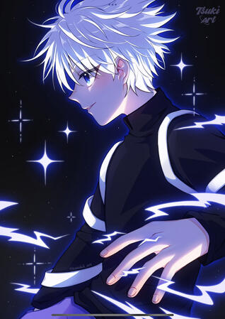 Killua Zoldyck from HxH fanart